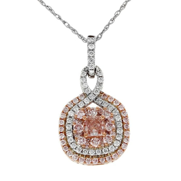 6F603410AQPDPD 18KT Pink Diamond Pendant