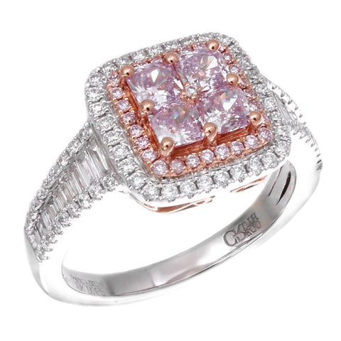 6F603413AQLRPD 18KT Pink Diamond Ring