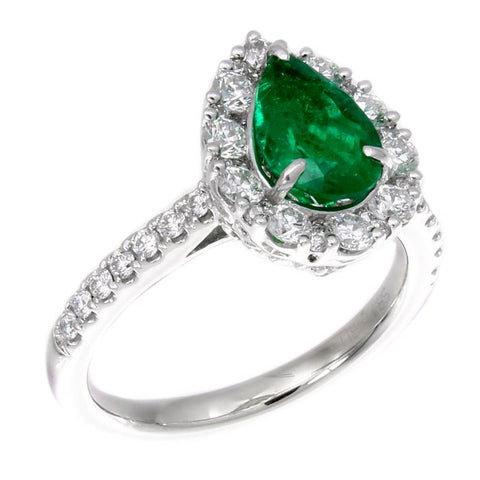 6F603414AWLRDE 18KT Emerald Ring