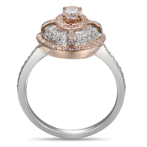 6F603435AQLRPD 18KT Pink Diamond Ring