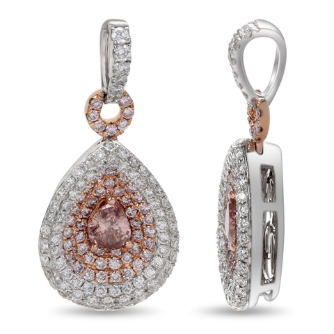 6F603439AQPDPD 18KT Pink Diamond Pendant