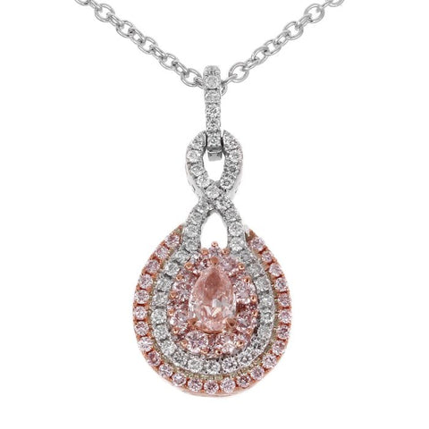 6F603441AQPDPD 18KT Pink Diamond Pendant