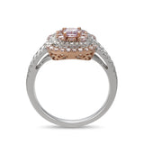 6F603707AQLRPD 18KT Pink Diamond Ring