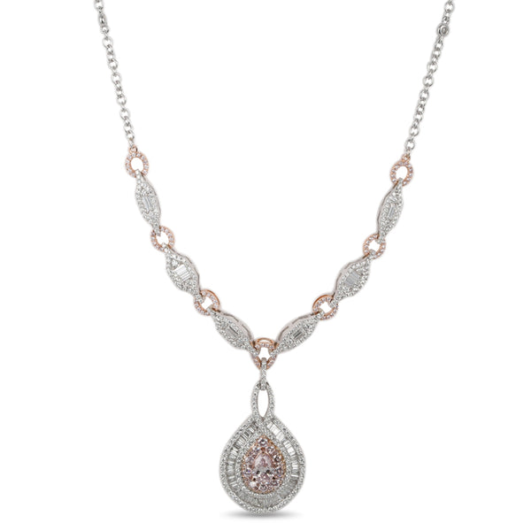 6F603718AQCHPD 18KT Pink Diamond Necklace