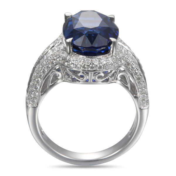 6F603729AWLRDS 18KT Blue Sapphire Ring