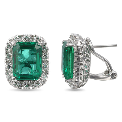 6F603738AWERDE 18KT Emerald Earring