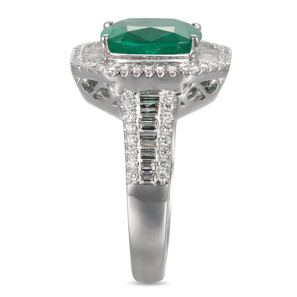 6F603814AWLRDE 18KT Emerald Ring