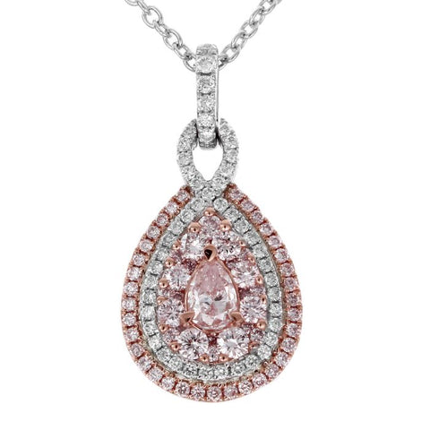 6F603832AQPDPD 18KT Pink Diamond Pendant