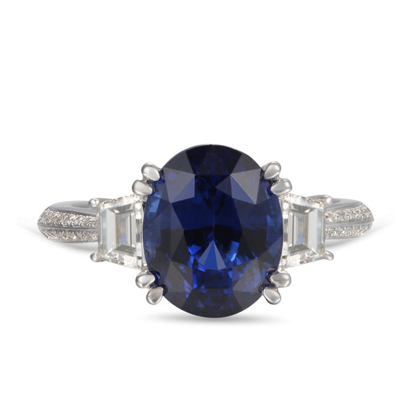 6F603836AWLRDS 18KT Blue Sapphire Ring
