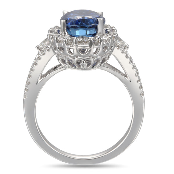 6F603837AWLRDS 18KT Blue Sapphire Ring