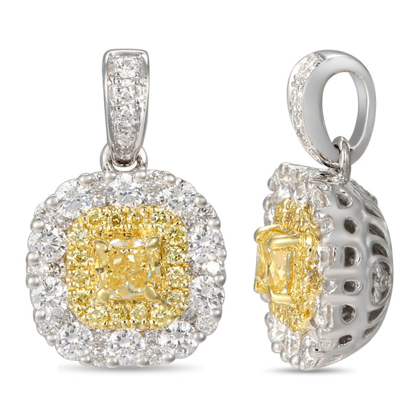 6F603854AUPDYD 18KT Yellow Diamond Pendant