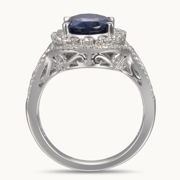 6F603919AWLRDS 18KT Blue Sapphire Ring