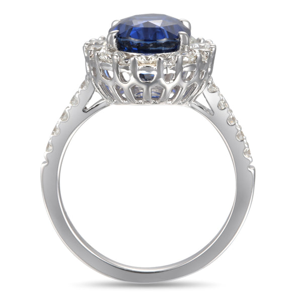 6F603924AWLRDS 18KT Blue Sapphire Ring