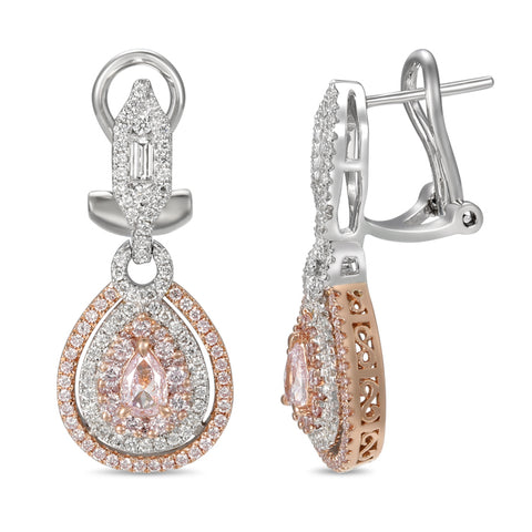 6F604485AQERPD 18KT Pink Diamond Earring