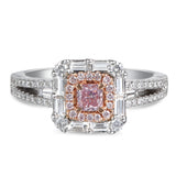 6F604487AQLRPD 18KT Pink Diamond Ring