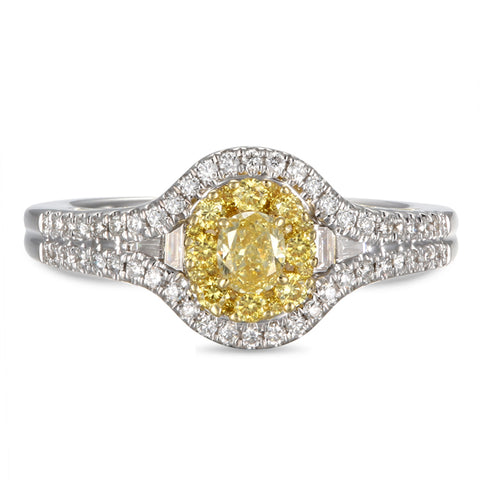 6F604491AULRYD 18KT Yellow Diamond Ring