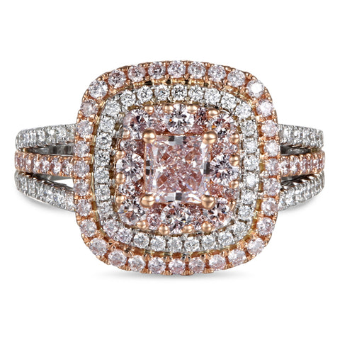 6F604578AQLRPD 18KT Pink Diamond Ring