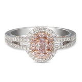 6F604585AQLRPD 18KT Pink Diamond Ring