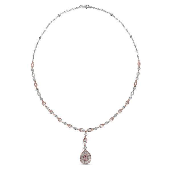 6F604658AQCHPD 18KT Pink Diamond Necklace