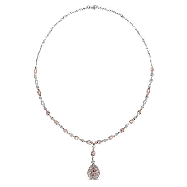 6F604658AQCHPD 18KT Pink Diamond Necklace