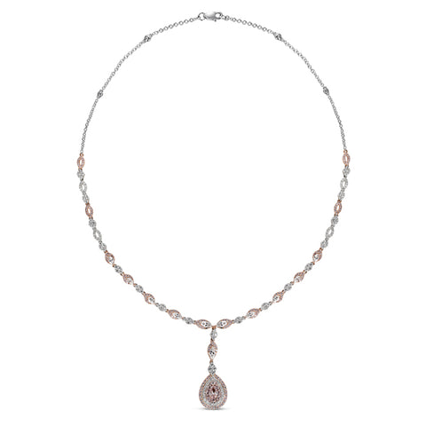6F604658AQCHPD 18KT Pink Diamond Necklace