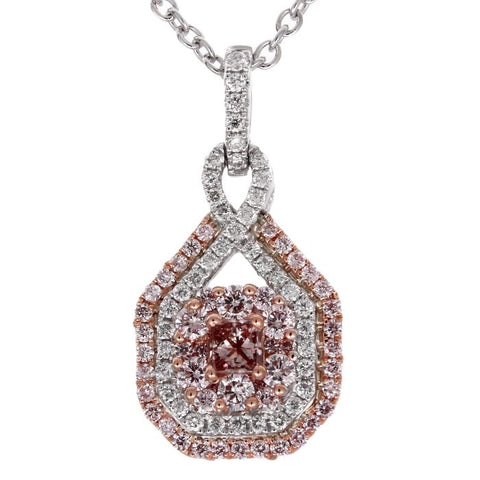 6F605045AQPDPD 18KT Pink Diamond Pendant