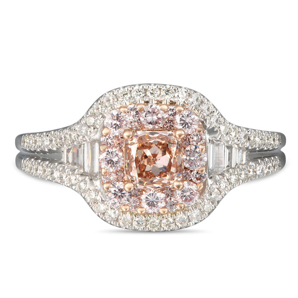 6F605058AQLRPD 18KT Pink Diamond Ring