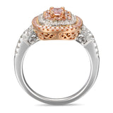 6F605064AQLRPD 18KT Pink Diamond Ring