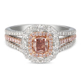 6F605098AQLRPD 18KT Pink Diamond Ring