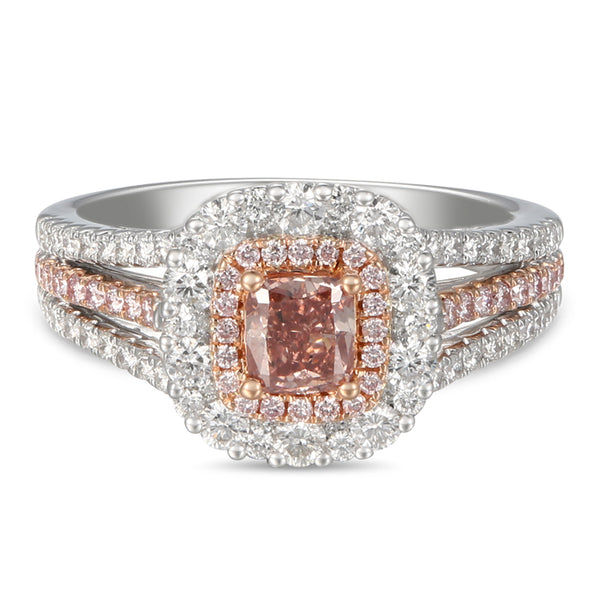 6F605098AQLRPD 18KT Pink Diamond Ring