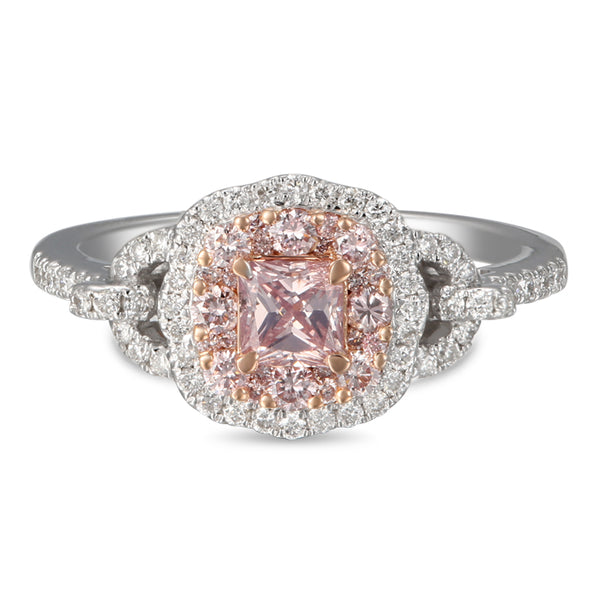 6F605101AQLRPD 18KT Pink Diamond Ring