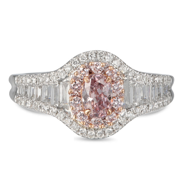 6F605104AQLRPD 18KT Pink Diamond Ring