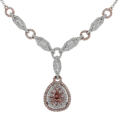 6F605111AQCHPD 18KT Pink Diamond Necklace