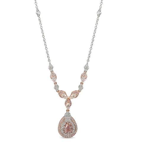 6F605136AQCHPD 18KT Pink Diamond Necklace