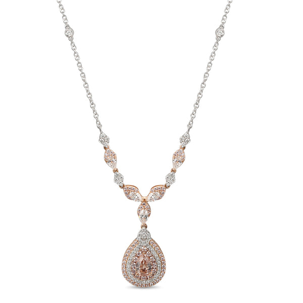 6F605137AQCHPD 18KT Pink Diamond Necklace