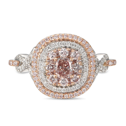 6F605139AQLRPD 18KT Pink Diamond Ring