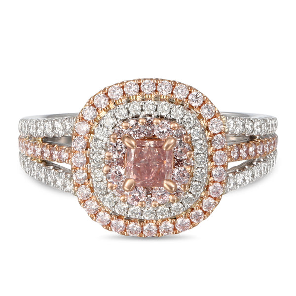 6F605142AQLRPD 18KT Pink Diamond Ring