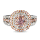6F605143AQLRPD 18KT Pink Diamond Ring