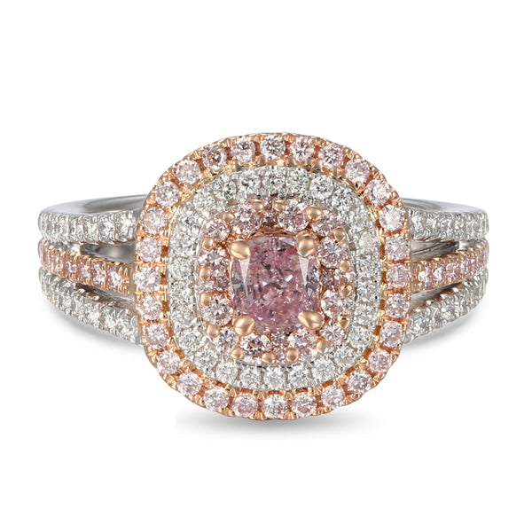 6F605143AQLRPD 18KT Pink Diamond Ring