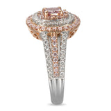 6F605143AQLRPD 18KT Pink Diamond Ring