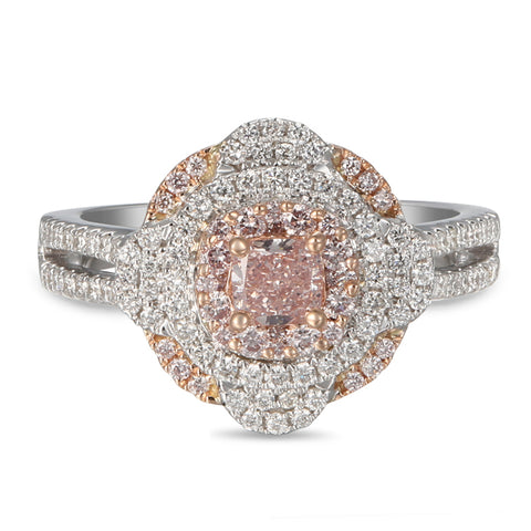 6F605208AQLRPD 18KT Pink Diamond Ring