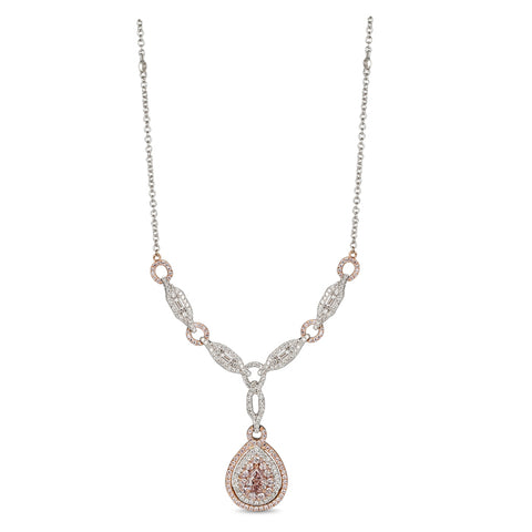 6F605213AQCHPD 18KT Pink Diamond Necklace