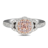6F605221AQLRPD 18KT Pink Diamond Ring
