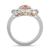 6F605221AQLRPD 18KT Pink Diamond Ring