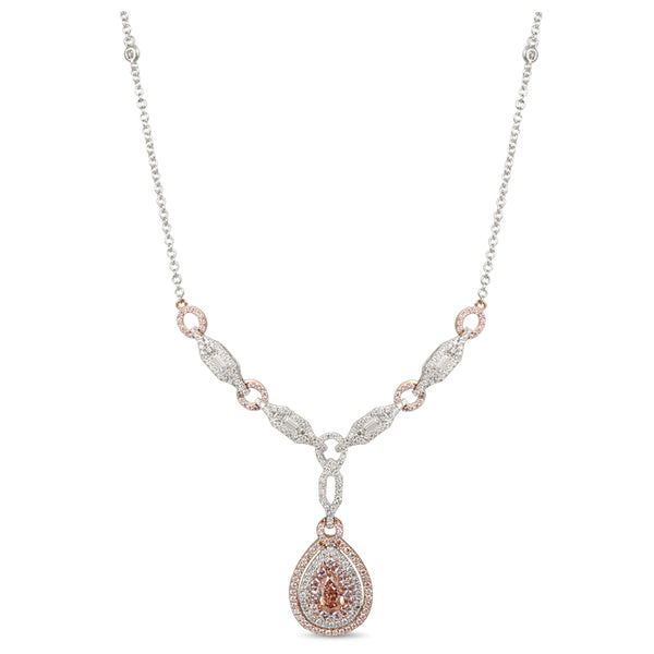 6F605237AQCHPD 18KT Pink Diamond Necklace