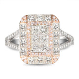 6F605259AQLRPD 18KT Pink Diamond Ring