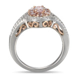 6F605419AQLRPD 18KT Pink Diamond Ring