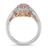 6F605580AQLRPD 18KT Pink Diamond Ring