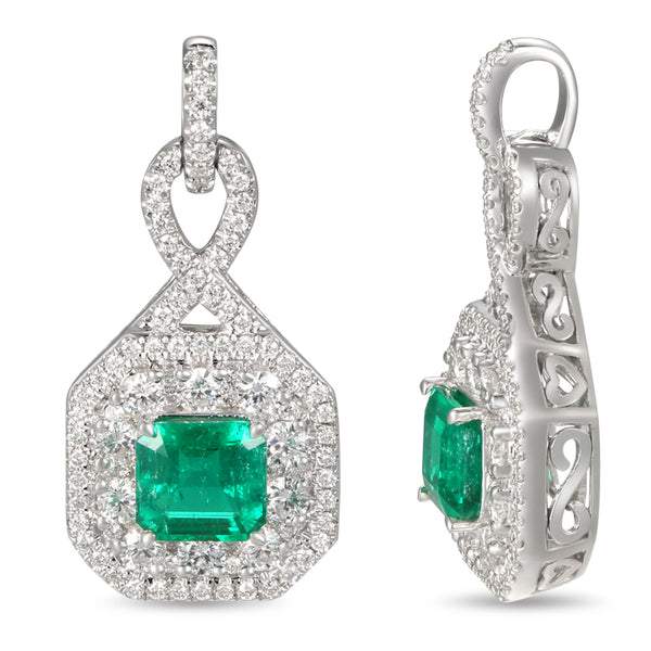 6F605584AWPDDE 18KT Emerald Pendant