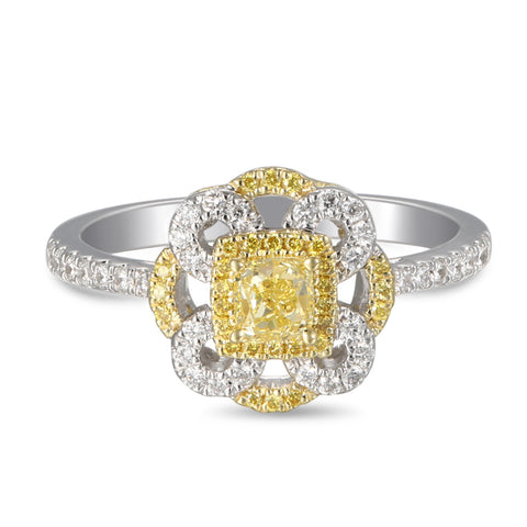 6F605587AULRYD 18KT Yellow Diamond Ring